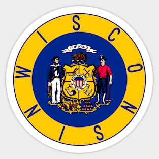 Wisconsin Flag Decal Sticker